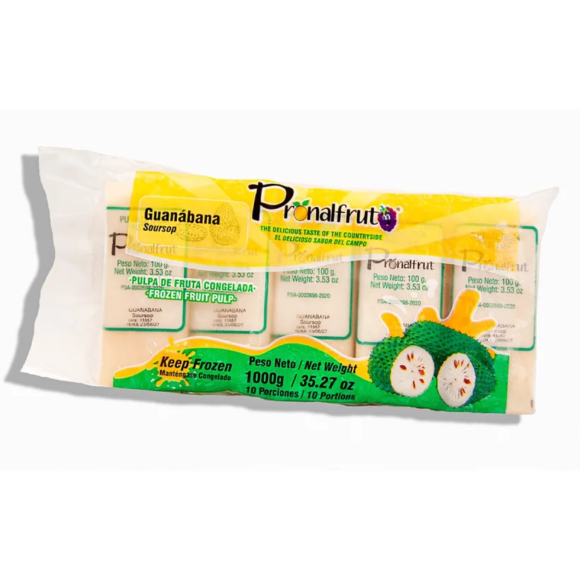 Pulpa congelada Pronalfrut: Pulpa de guanábana